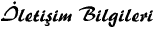 �leti�im Bilgileri